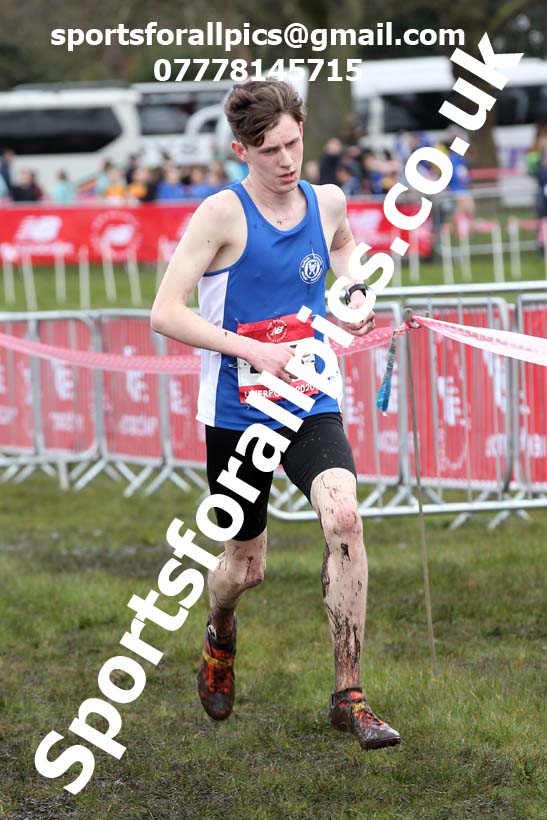 Junior boys, 2020 New Balance English Schools Champs., Sefton Park, Liverpool. Photo: David T. Hewitson/Sports for All Pics
